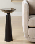 Hastings - Marble Accent Table - Dark Brown