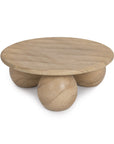 Elaria - Outdoor Round Coffee Table - Beige