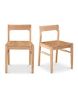 Owing - Dining Chair Chair (Set of 2) - Natural Oak