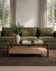 Swift - Right Arm Facing Chair - Dark Green