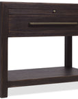 Driftwood - One-Drawer Nightstand With Stone