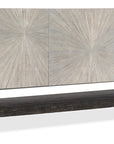 Melange - Ground Perspective Credenza - Pearl Silver
