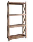 Stratford - Reclaimed Wood Etagere - Light Brown