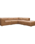 Form - Classic L Modular Sectional - Light Brown - Sonoran Leather