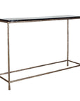 Ovard - Minimalist Metal Console Table - Brass