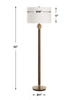 Keros - Floor Lamp - Dark Oak