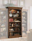 Brookhaven - Open Bookcase - Dark Brown