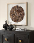 Tiger Sea Urchin - Shadow Box - Brown