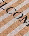 Doormats - Striped Welcome Doormat