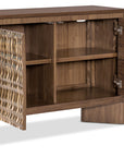 Eleana - Two Door Chest - Medium Wood