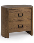 Kyrie - 2 Drawer Nightstand - Tawny Brown