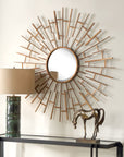 Tangled - Bronze Round Mirror