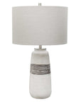 Comanche - Crackle Table Lamp - White