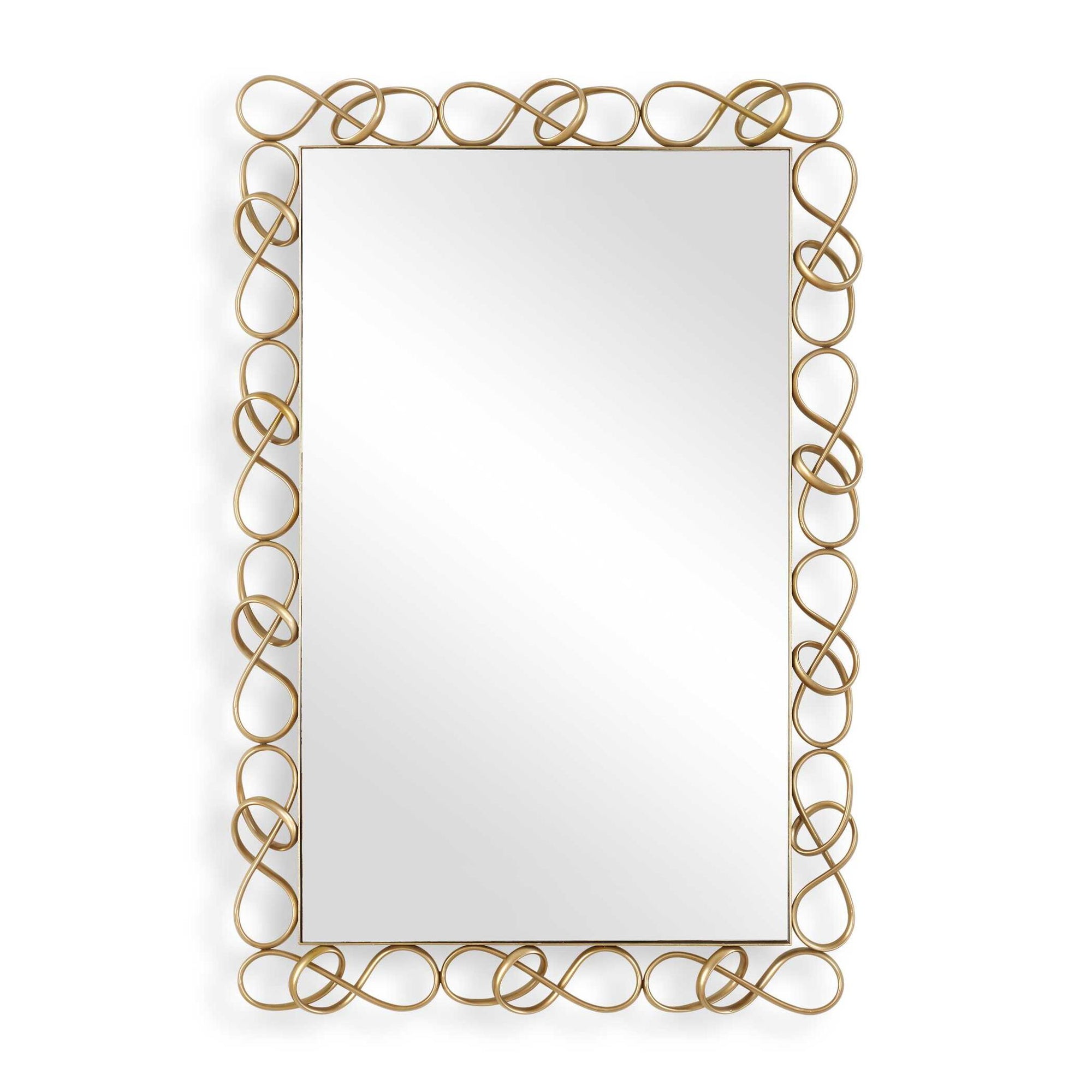 Twist It - Mirror - Antique Brass
