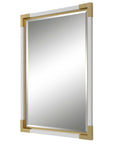 Malik - White & Gold Mirror
