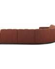 Roman - L-Shaped Sectional - Rust