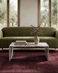 Harmony - Sofa Faux Mohair - Dark Green