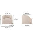 Maren - Swivel Chair - Beige