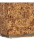 Melange - Burlesque Accent Table - Light Brown