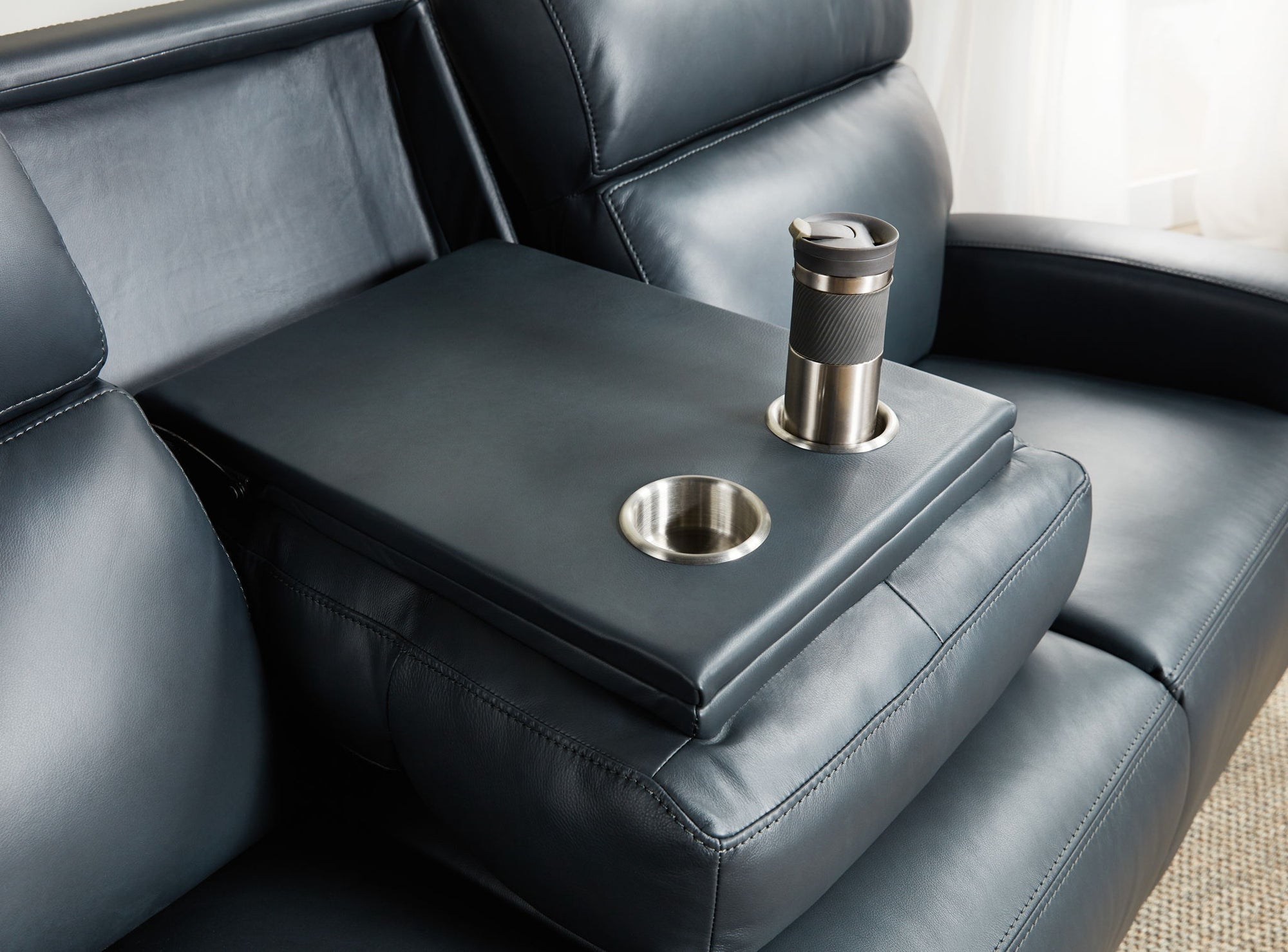 MS - Ruthe Zero Gravity Power Sofa With PH &amp; Hidden Console