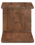 Carrie - Wood Side Table - Dark Brown