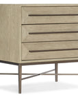 Cascade - 3-Drawer Nightstand - Light Brown