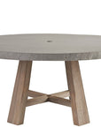 Coastal Living Outdoor - Saratoga Round Dining Table - Light Brown