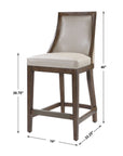 Purcell - Counter Stool - Beige