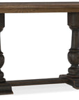 Hill Country - Balcones 60" Friendship Table With 2-12" Leaves - Dark Brown