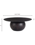 Bradbury - Coffee Table - Blackened Acacia