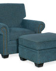 Hudson - Ottoman - Blue