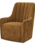 Bowie - Swivel Chair - Ochre Brown