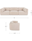 Matina - Modular Sofa - Oatmeal