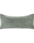 Heirloom - 16" x 36" SLD Velvet Pillow - Bay Green