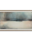 Deep Rains - Framed Abstract Print - Light Gray