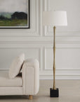 Shino - Antique Brass Floor Lamp
