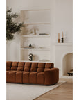 Roman - L-Shaped Sectional - Rust