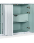 Melange - Corinth 4-Door Entertainment Console - White