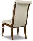 Archivist - Upholstered Side Chair - Beige / Dark Brown