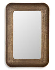 Alvaro - Antique Brass Mirror