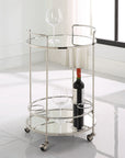 Spritz - Chrome Bar Cart