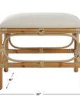 Laguna - Small Bench - White