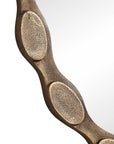 Marietta - Round Brass Mirror - Brass / Gold