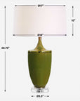 Adela - Table Lamp - Moss Green