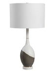 Tanali - Modern Table Lamp - White & Gray