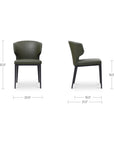 Delaney - Dining Chair (Set of 2) - Dark Green