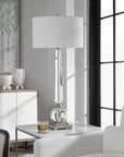 Crista - Crystal Lamp - Pearl Silver