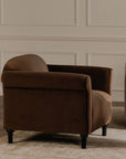 Harmony - Fabric Accent Chair - Dark Brown