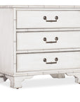 Charleston - Three-Drawer Nightstand - White