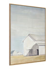 Gable - Framed Painting - Light Blue